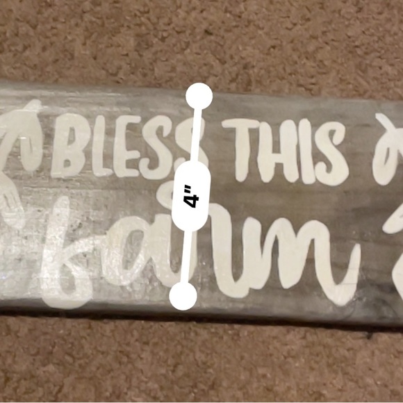 Rustic Gray and White Farmhouse Wall Sign - Picture 2 of 3